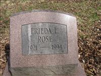 Rose, Frieda E